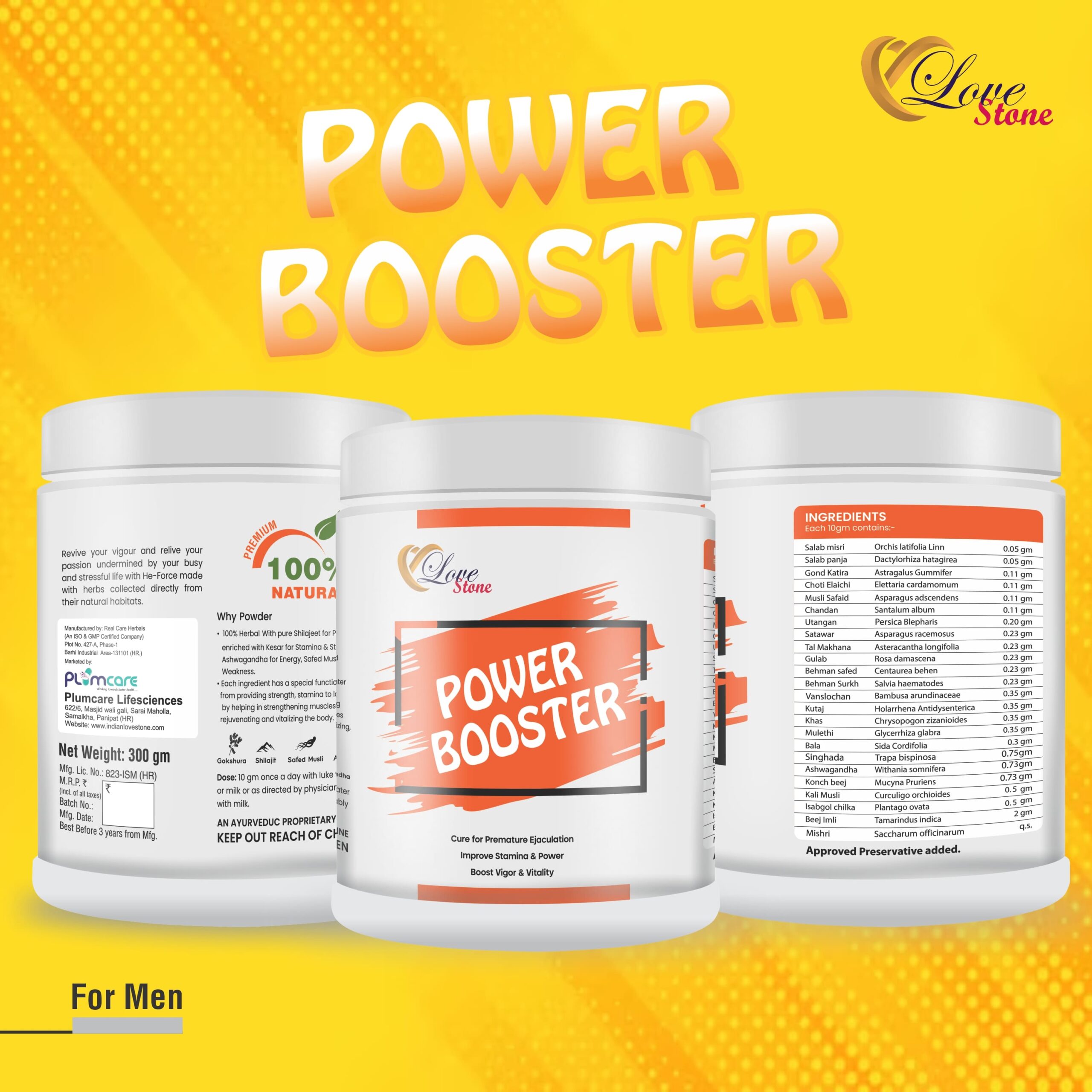 love stone Power Advance Performance Energy Boost Powder